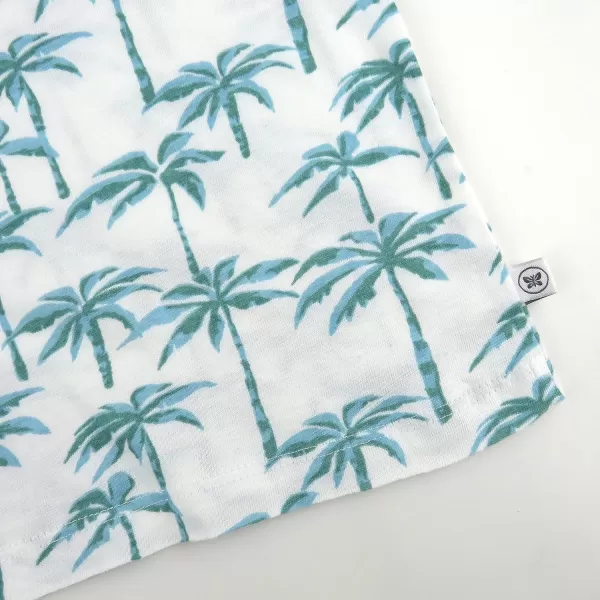 HonestBaby Playwear Outfit Sets Tops and Bottoms 100 Organic Cotton for Baby Toddler Boys Unisex LEGACY3Piece Set Watercolor Palms
