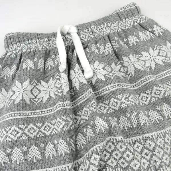 HonestBaby Playwear Outfit Sets Tops and Bottoms 100 Organic Cotton for Baby and Toddler Boys Unisex3 Fairisle Grey
