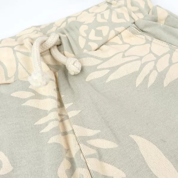 HonestBaby Playwear Outfit Sets Tops and Bottoms 100 Organic Cotton for Baby and Toddler Boys Unisex3 Pineapple Leaf Khaki