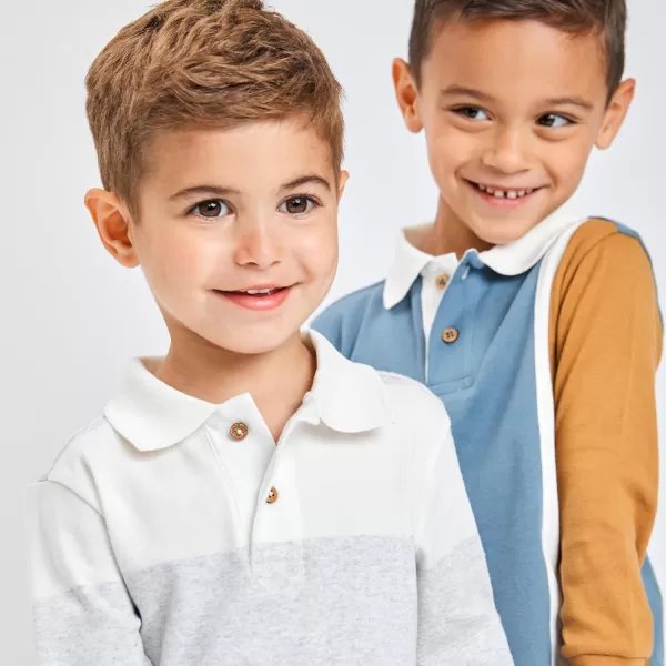 HonestBaby Playwear Outfit Sets Tops and Bottoms 100 Organic Cotton for Baby and Toddler Boys Unisex4 Varsity Grey