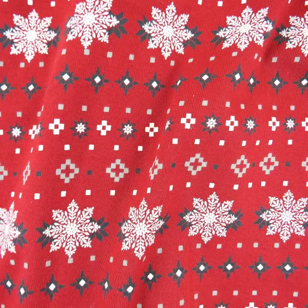 HonestBaby Sleep and Play Footed Holiday Pajamas OnePiece Sleeper Zipfront Organic Cotton PJs Baby Boys Girls Unisex1 Fair Isle Holiday