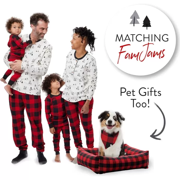 HonestBaby Sleep and Play Footed Holiday Pajamas OnePiece Sleeper Zipfront Organic Cotton PJs Baby Boys Girls Unisex2 Holiday Tartan
