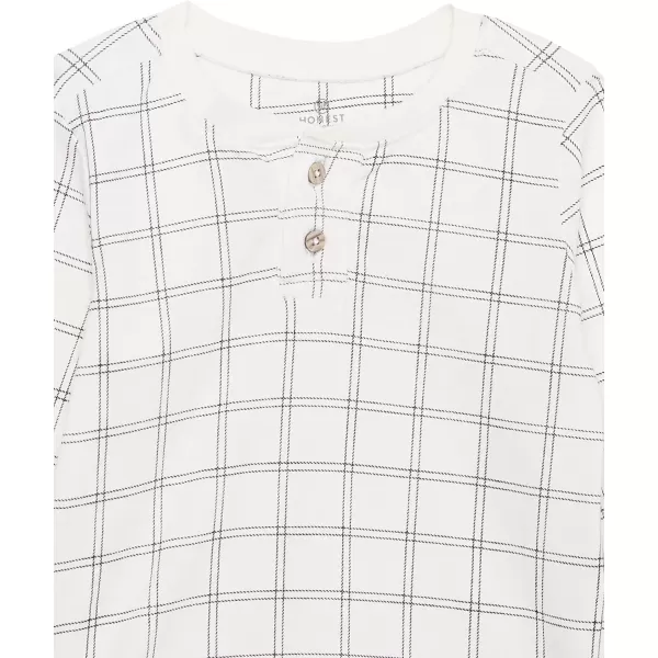 HonestBaby Unisex Baby Multipack Long Sleeve TShirts Tee 100 Organic Cotton3pack Fair Isle Gray