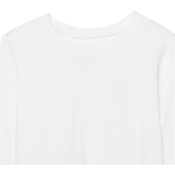 HonestBaby Unisex Baby Multipack Long Sleeve TShirts Tee 100 Organic Cotton5pack Bright White