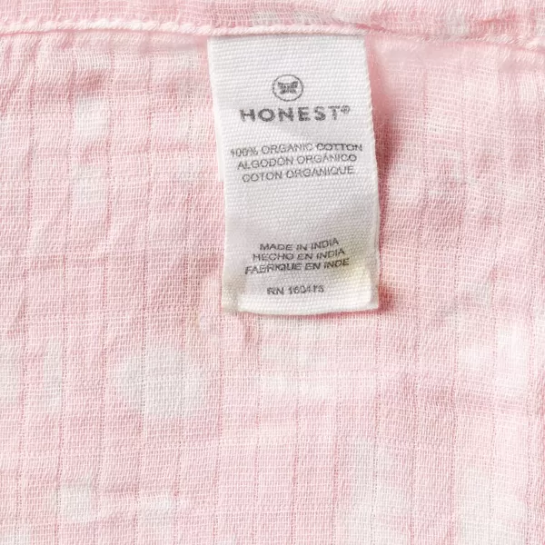 HonestBaby UnisexBaby 2Pack Organic Cotton Swaddle Blankets Legacy2Pack Pattern Play Pink