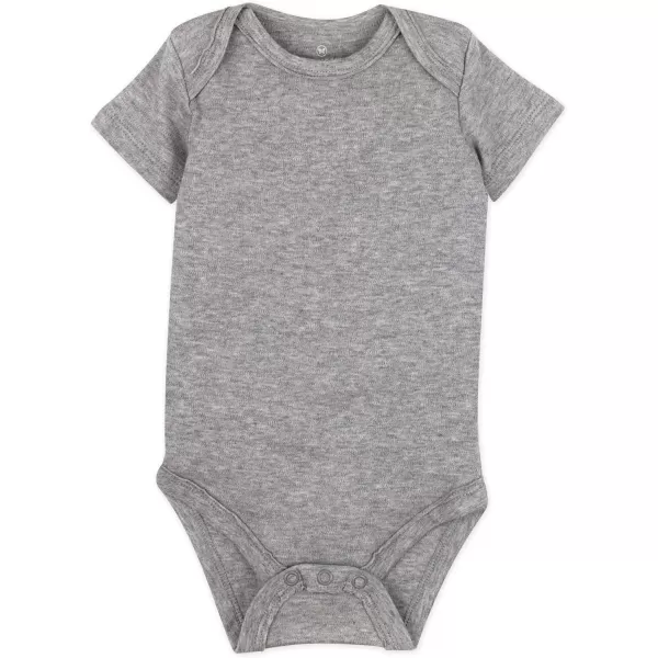 HonestBaby babyboys 5pack Short Sleeve Bodysuits Onepiece 100 Organic Cotton for Infant Baby Boys Unisex5pack Pattern Play