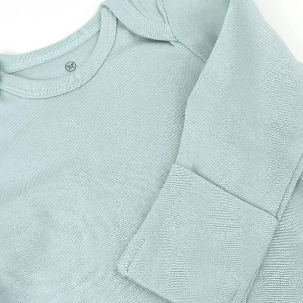 HonestBaby babyboys Multipack Long Sleeve Bodysuits Onepiece Organic Cotton for Infant Baby Boys Unisex Legacy3pack Hand Drawn Nature Stripe Navy