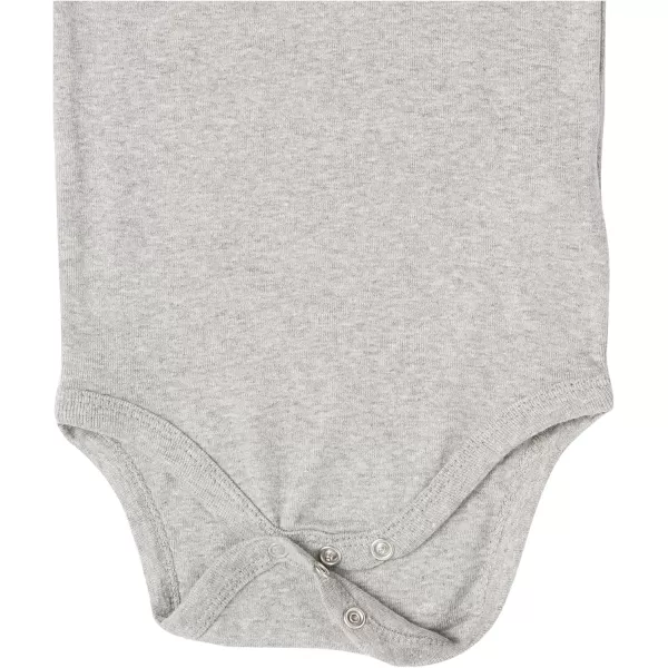 HonestBaby babyboys Multipack Long Sleeve Bodysuits Onepiece Organic Cotton for Infant Baby Boys Unisex Legacy4pack Pattern Play