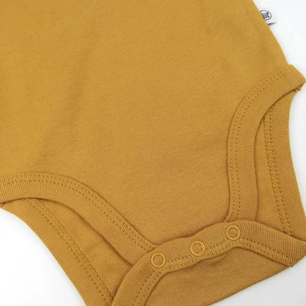 HonestBaby babyboys Multipack Long Sleeve Bodysuits Onepiece Organic Cotton for Infant Baby Boys Unisex Legacy4pack Rainbow Geo Black