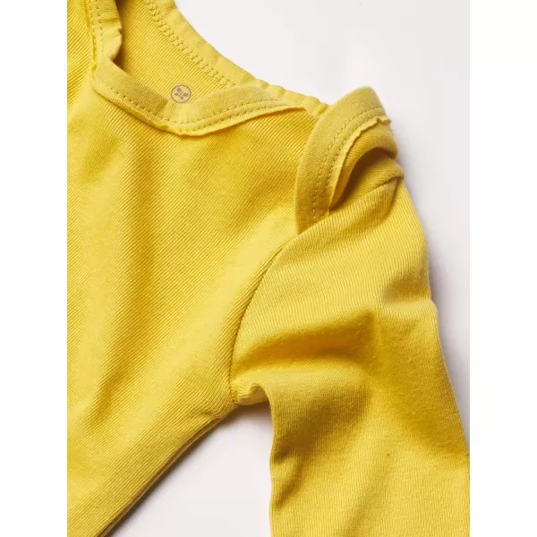 HonestBaby babygirls Multipack Long Sleeve Bodysuits Onepiece Organic Cotton for Infant Baby Girls Legacy5pack Vintage Garden