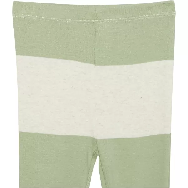 HonestBaby boys Multipack 2piece Pajamas Sleepwear Pjs 100 Organic Cotton for Infant Baby and Toddler Boys UnisexBold Stripe Moss