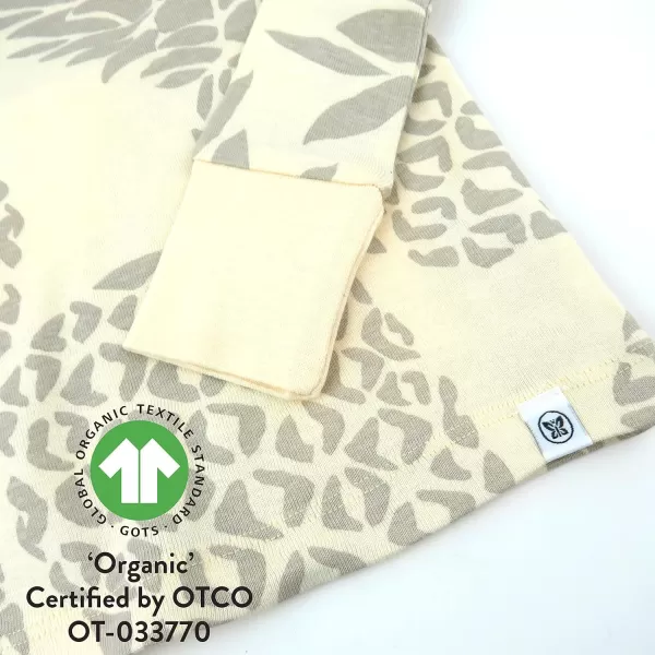 HonestBaby boys Multipack 2piece Pajamas Sleepwear Pjs 100 Organic Cotton for Infant Baby and Toddler Boys UnisexBrown Zebra