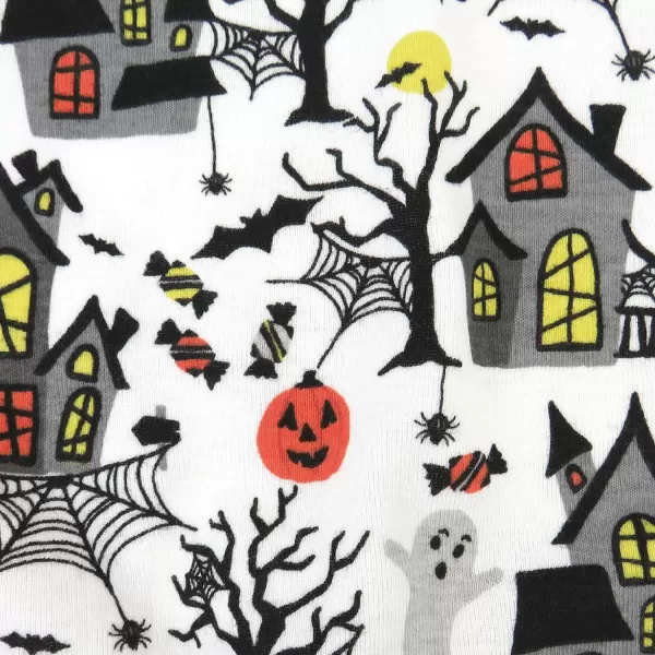 HonestBaby boys Multipack 2piece Pajamas Sleepwear Pjs 100 Organic Cotton for Infant Baby and Toddler Boys UnisexHaunted House