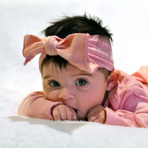 HonestBaby unisex baby Organic Cotton Headband Multipacks Headwrap 10pack Rainbow Girl One Size US10Pack Rainbow Girl One Size