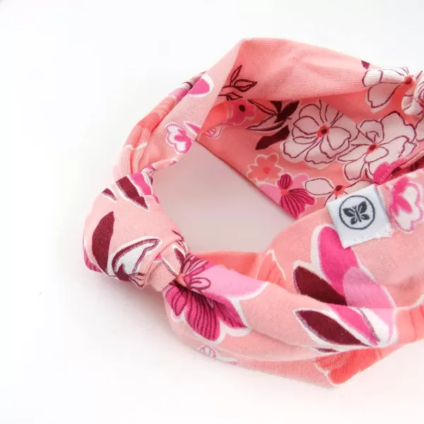 HonestBaby unisex baby Organic Cotton Headband Multipacks Headwrap 10pack Rainbow Girl One Size US5Pack Dreamy Floral Pink Peach One Size