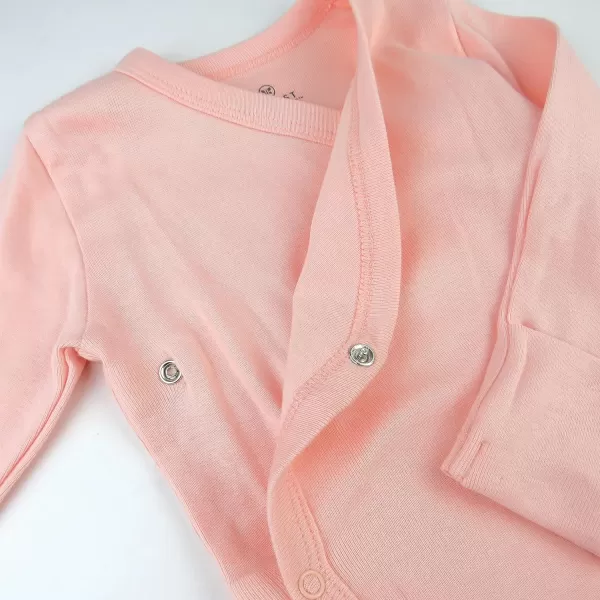 HonestBaby unisexbaby 3pack Long Sleeve Sidesnap Kimono Bodysuits Organic Cotton for Infant Baby Boys Girls UnisexScottish Ivy