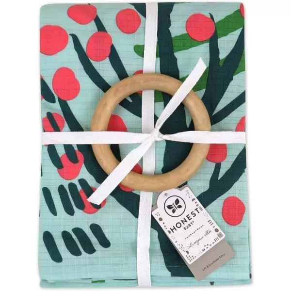 HonestBaby Baby Organic Cotton Milestone BlanketFeelin Pine One Size
