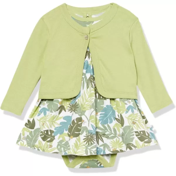 HonestBaby Fashion Outfit Sets Tops and Bottoms 100 Organic Cotton for Baby Toddler Girls LEGACY2 Jungle Jam