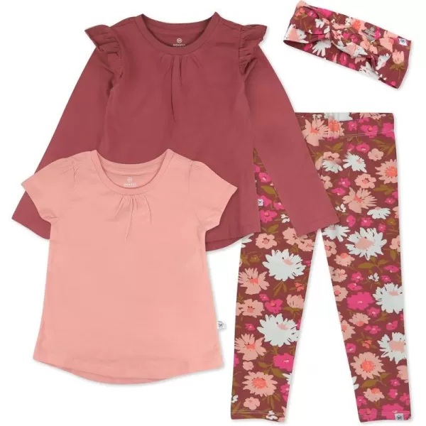 HonestBaby Fashion Outfit Sets Tops and Bottoms 100 Organic Cotton for Baby Toddler Girls LEGACY4 Fall Vibes