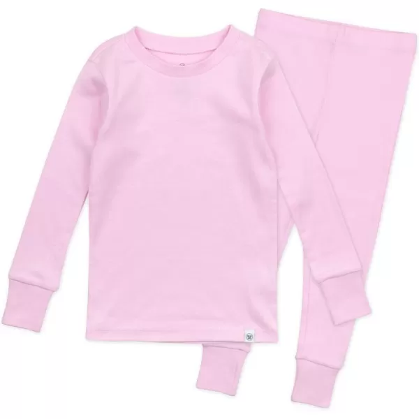 HonestBaby Multipack 2Piece Pajamas Sleepwear Pjs 100 Organic Cotton for Infant Baby Toddler Girls LegacyLilac