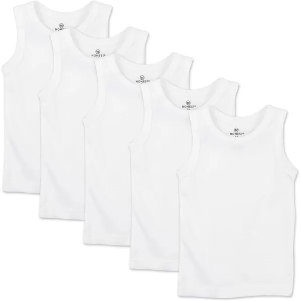 HonestBaby Multipack Long Sleeve Tshirts Tee 100 Organic Cotton Baby Toddler Kids Boys Girls10pack Bright White