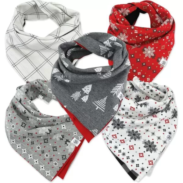 5-pack Fair Isle Red