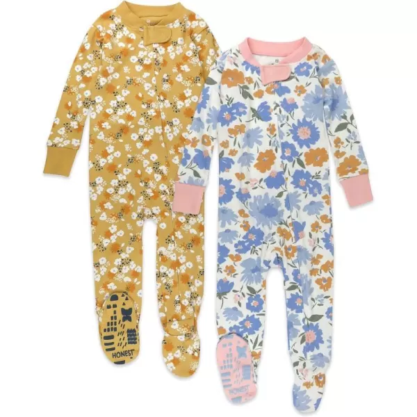 2-pack Painterly Floral Blue