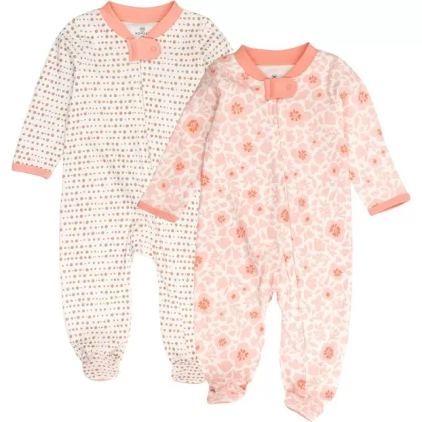 2-pack Peach Skin Papercut Floral
