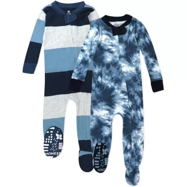 2-pack Jumbo Ombre Stripe Blue Indigo