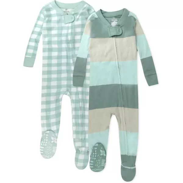 2-pack Jumbo Ombre Stripe Sage