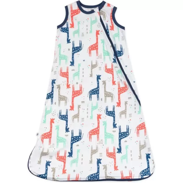HonestBaby Organic Cotton Classic Lightweight Wearable Blanket LegacyMulticolored Giraffes