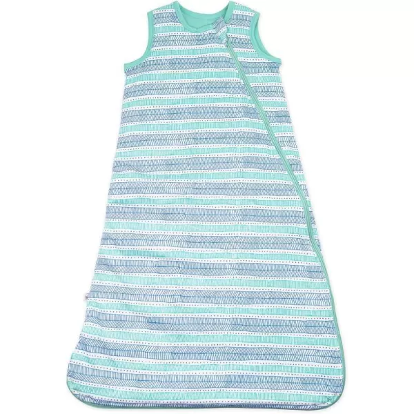 HonestBaby Organic Cotton Light Filled Reversible Wearable Blanket LegacyDots amp Dashes