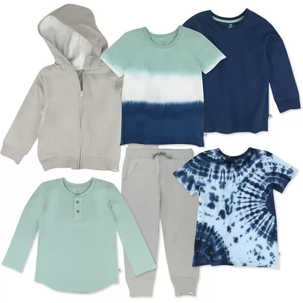HonestBaby Playwear Outfit Sets Tops and Bottoms 100 Organic Cotton for Baby and Toddler Boys Unisex6 Good Natured