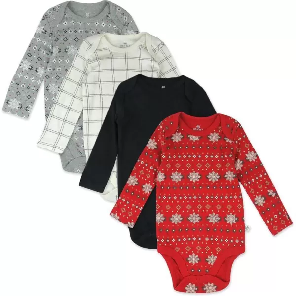 4-pack Fair Isle Gray