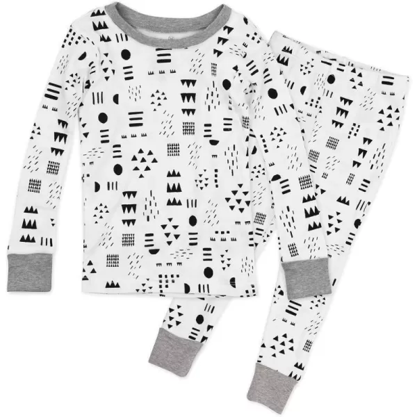 HonestBaby boys Multipack 2piece Pajamas Sleepwear Pjs 100 Organic Cotton for Infant Baby and Toddler Boys UnisexPattern Play