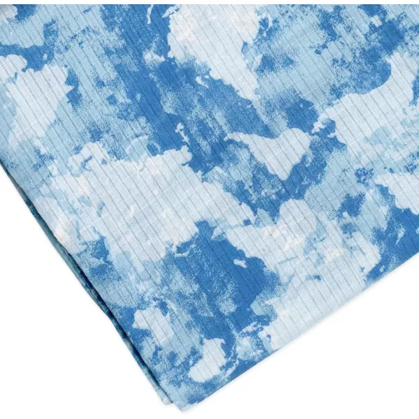 HonestBaby 3Pack Organic Cotton Swaddle Blankets Bright White One Size2pack Watercolor WorldNavy