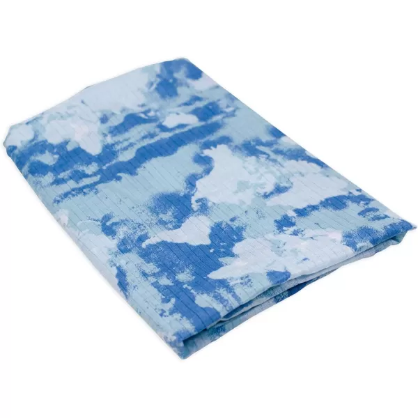 HonestBaby 3Pack Organic Cotton Swaddle Blankets Bright White One Size3Pack Watercolor World