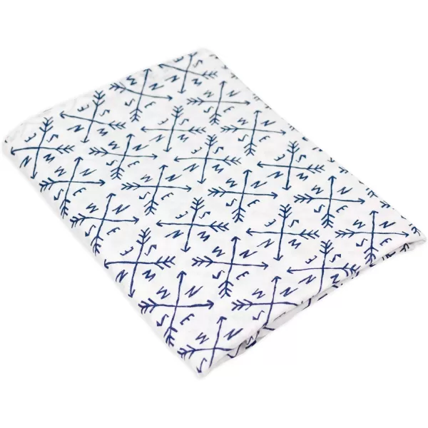 HonestBaby 3Pack Organic Cotton Swaddle Blankets Bright White One Size3Pack Watercolor World