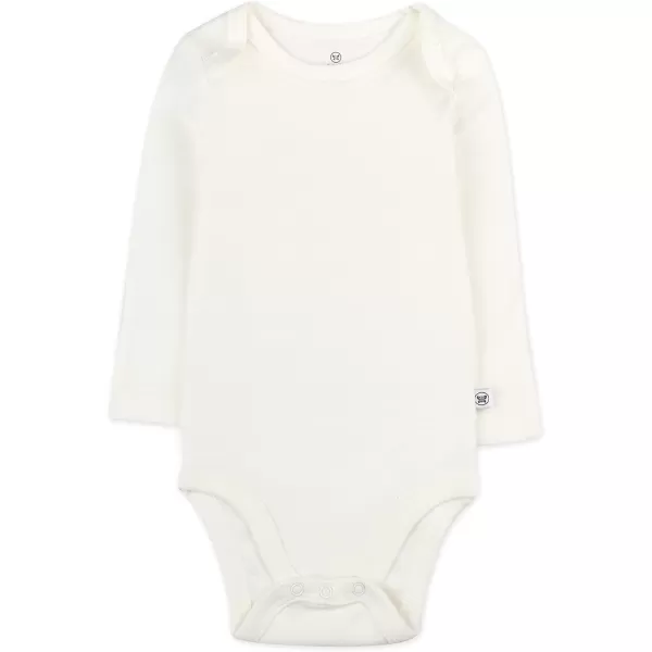 HonestBaby Baby Boys 5pack Long Sleeve Bodysuits Onepiece 100 Organic Cotton for Infant Baby Boys Unisex5pack Graphic Nature
