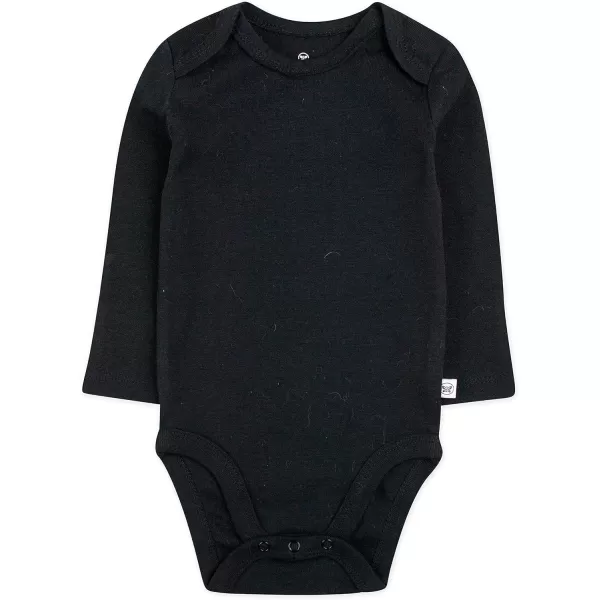 HonestBaby Baby Boys 5pack Long Sleeve Bodysuits Onepiece 100 Organic Cotton for Infant Baby Boys Unisex5pack Graphic Nature