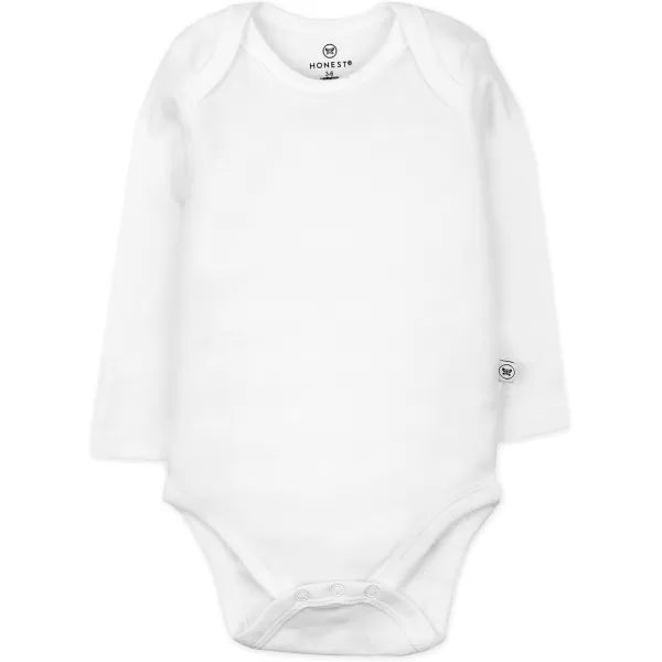 HonestBaby Baby Boys 5pack Long Sleeve Bodysuits Onepiece 100 Organic Cotton for Infant Baby Boys Unisex5pack Ombre Blues