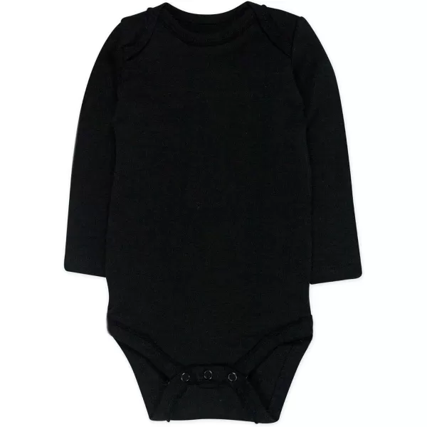 HonestBaby Baby Boys 5pack Long Sleeve Bodysuits Onepiece 100 Organic Cotton for Infant Baby Boys Unisex5pack Pattern Play