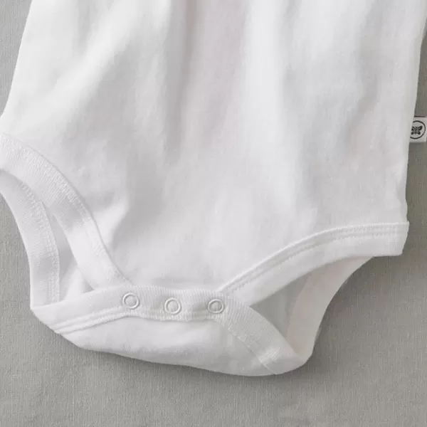 HonestBaby Baby Boys 5pack Long Sleeve Bodysuits Onepiece 100 Organic Cotton for Infant Baby Boys UnisexNatural Ombre