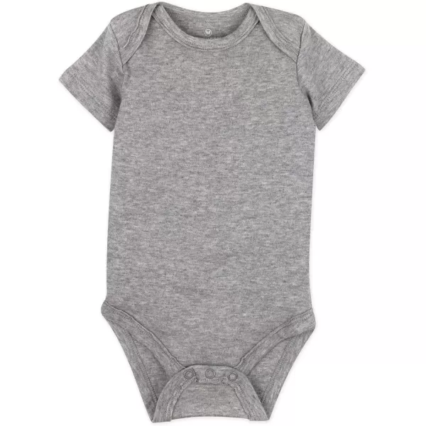 HonestBaby Baby Short Sleeve OnePiece 100 Organic Cotton Bodysuits 5 Pack5pack Pattern Play