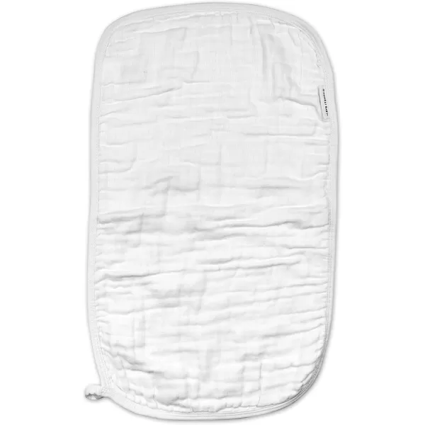 HonestBaby Unisex Baby Multipack Woven Burp Cloths Soft Absorbent MultiLayered 100 Organic Cotton4pack Compass