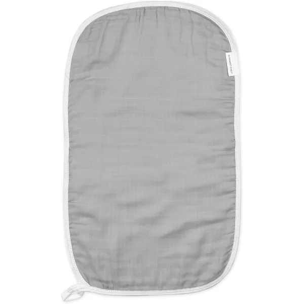 HonestBaby Unisex Baby Multipack Woven Burp Cloths Soft Absorbent MultiLayered 100 Organic Cotton4pack Compass
