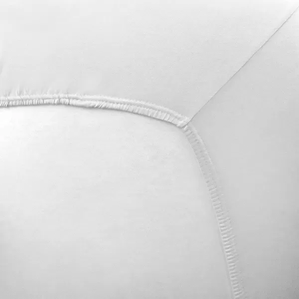 HonestBaby unisex baby 2Pack Organic Cotton Fitted Crib Sheets Wearable Blanket Bright White One SizeMini Crib Sheet  1 Pack  White