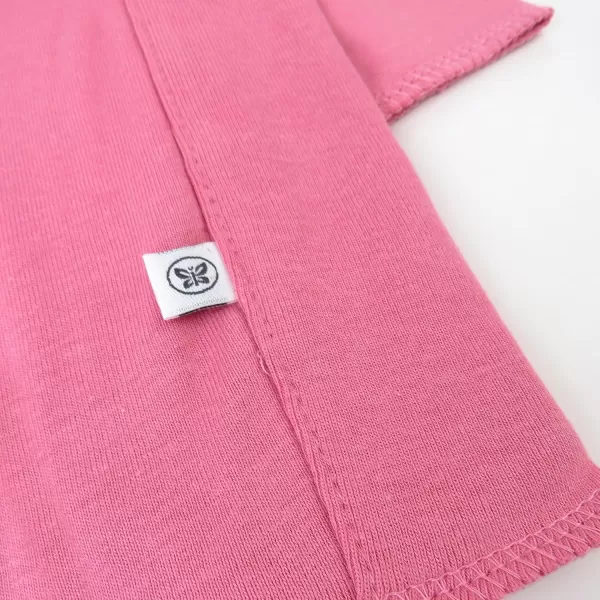 HonestBaby unisex baby 5Pack Organic Cotton Knit Burp Cloths Bandana Bright White One Size US10pack Rainbow Pinks