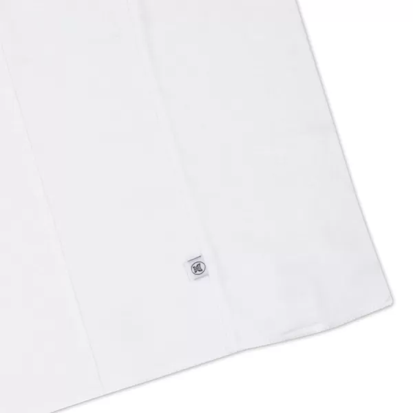 HonestBaby unisex baby 5Pack Organic Cotton Knit Burp Cloths Bandana Bright White One Size US5pack Bright White