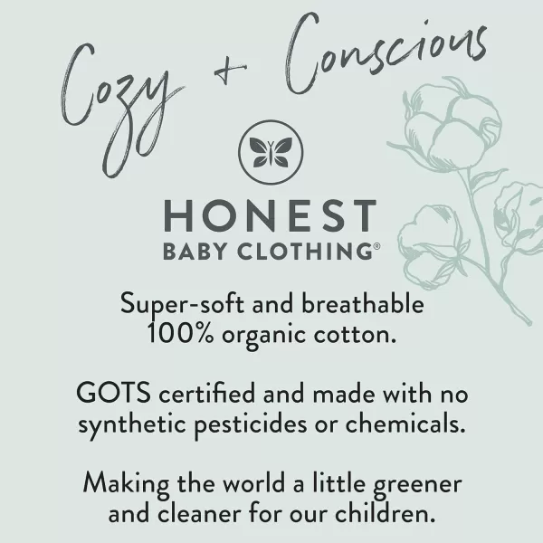 HonestBaby unisex baby 5Pack Organic Cotton Knit Burp Cloths Bandana Bright White One Size US5pack Ombre Blues